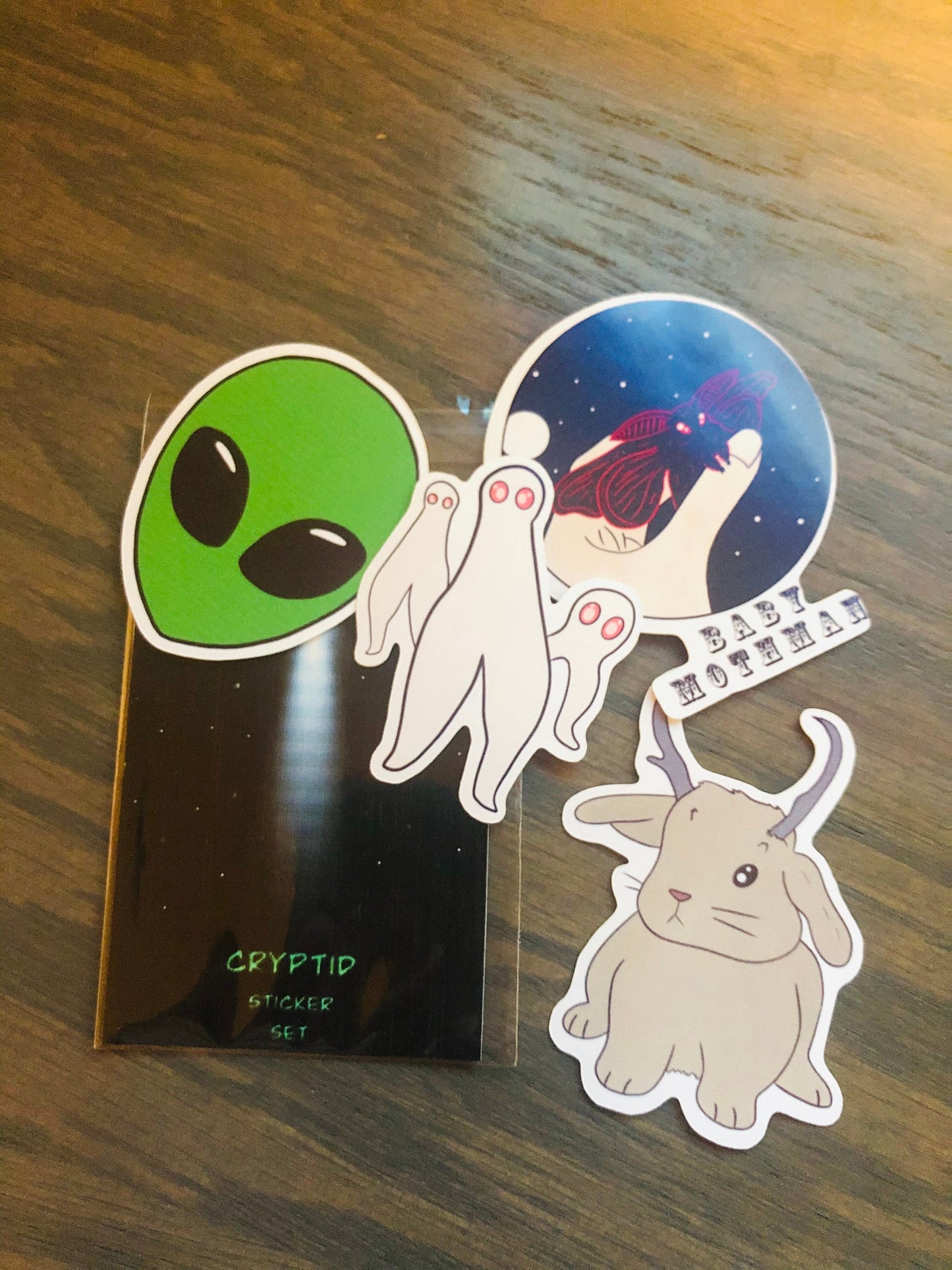 Cryptid sticker set