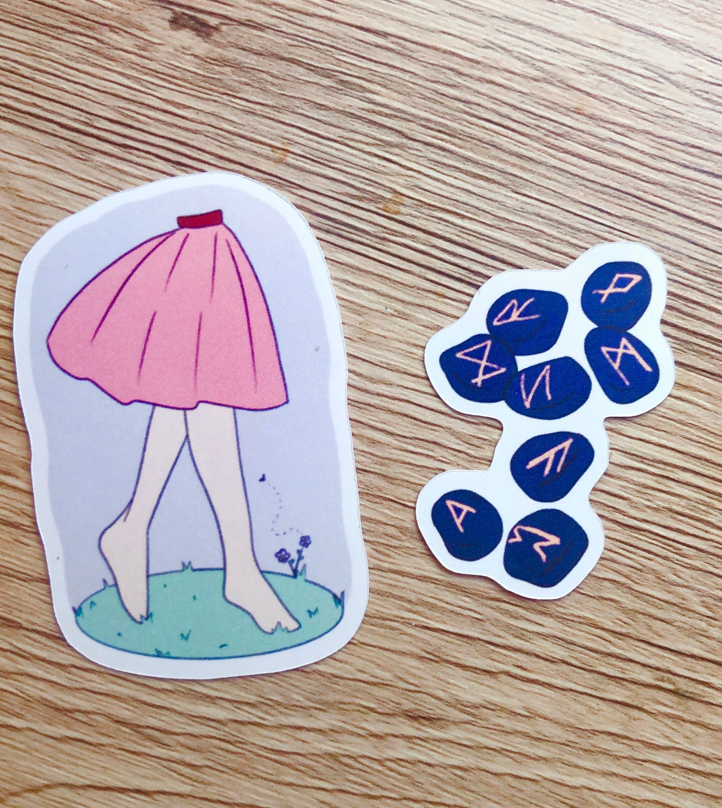 Green Witch sticker set