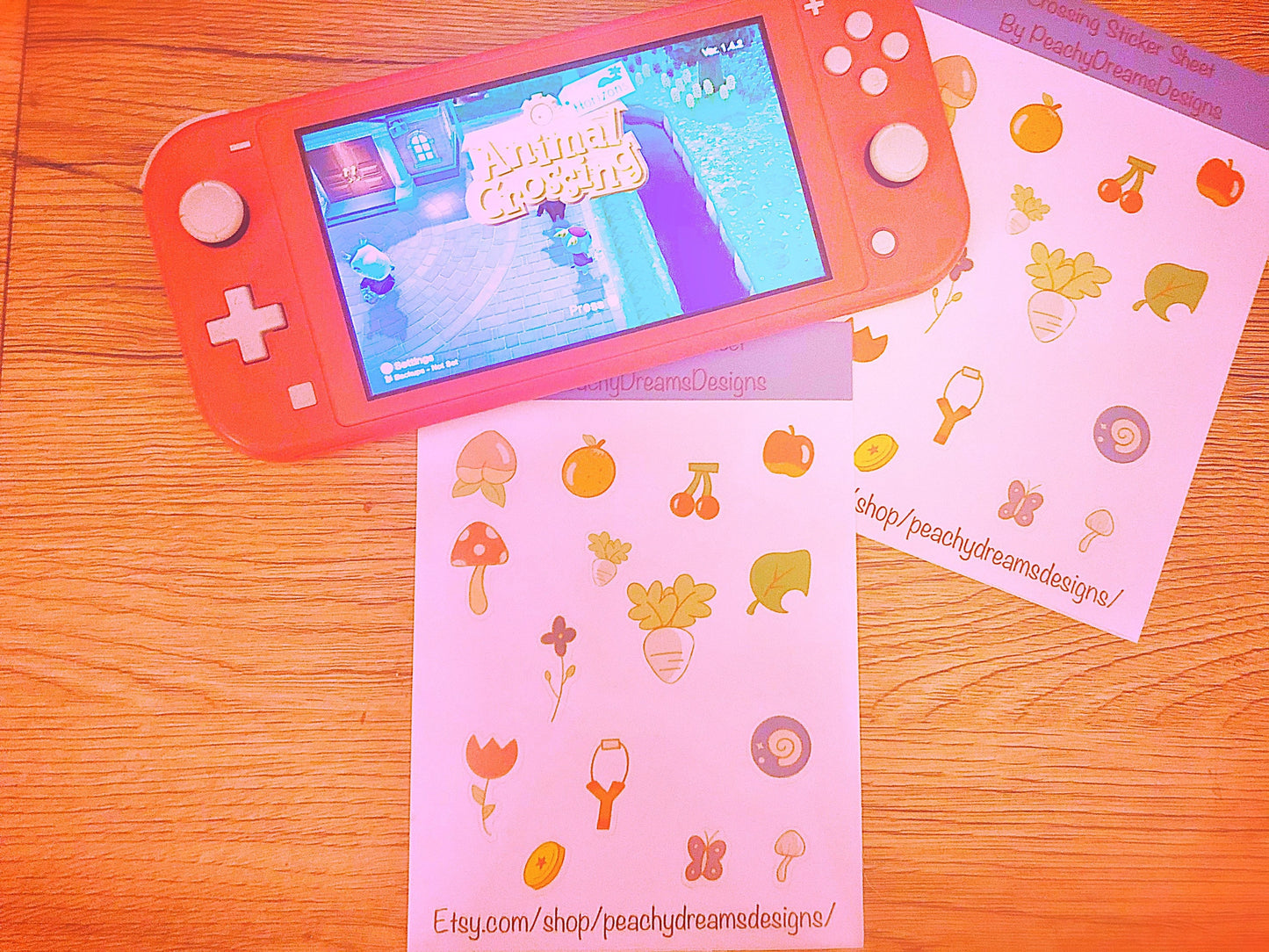 Animal Crossing New Horizons sticker sheet