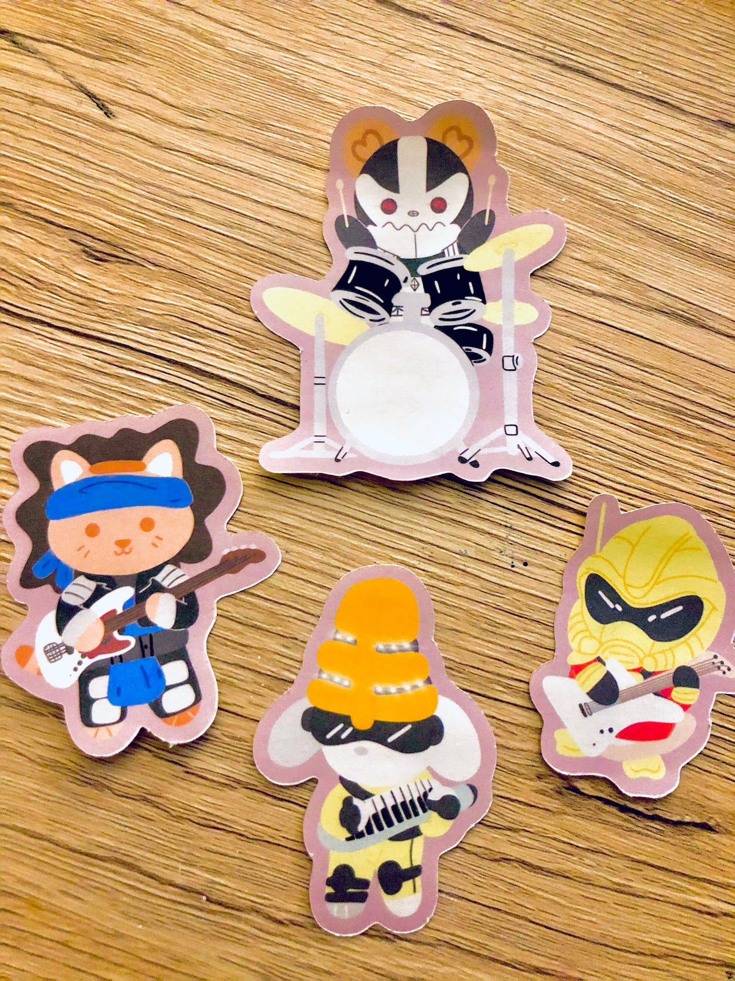 Raspberry and Friends as TWRP Stickers