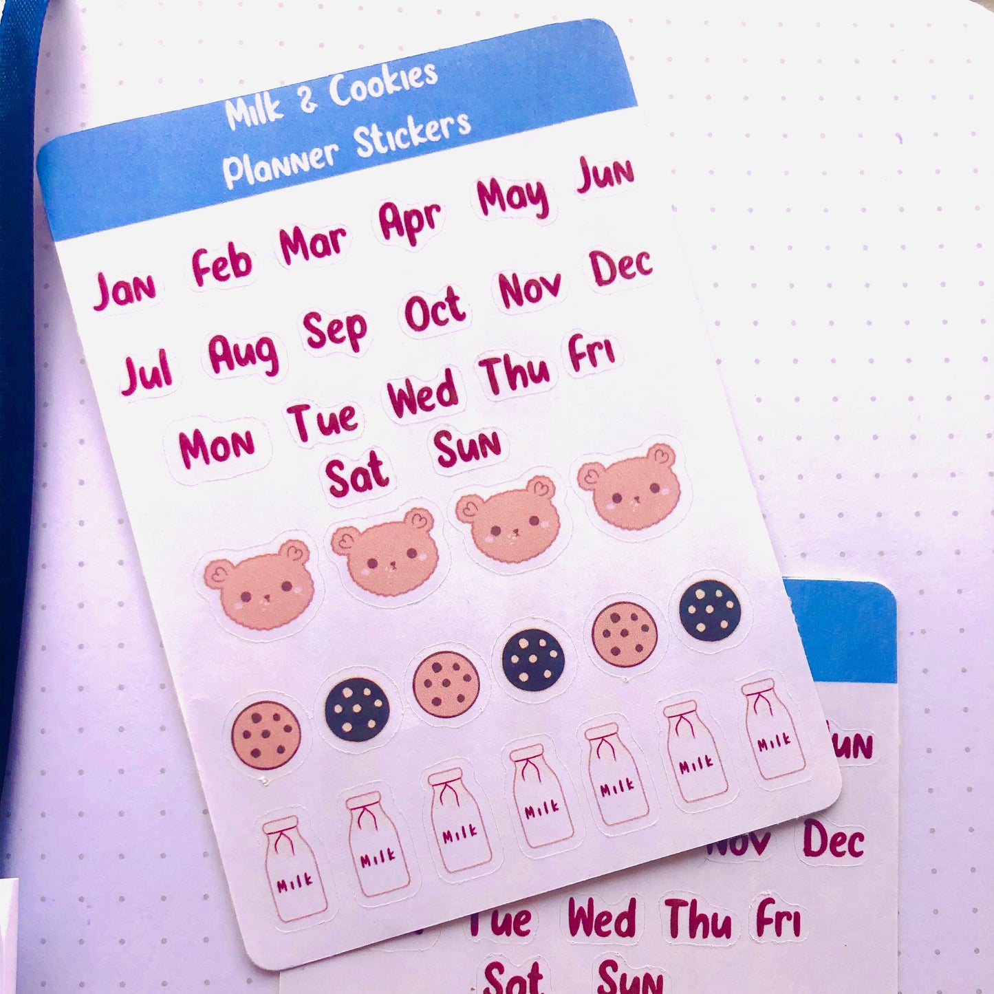 Milk & Cookies Planner Sheets