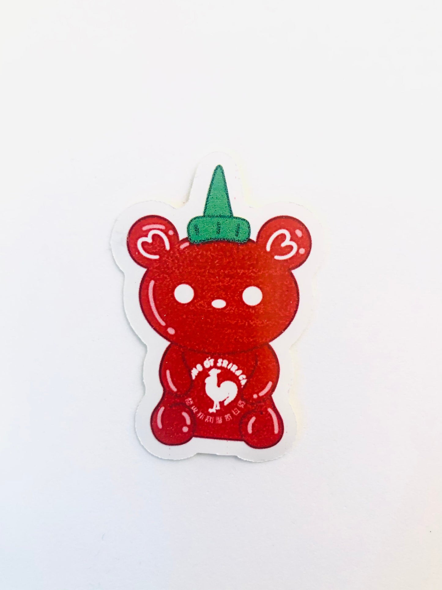 Cute Sriracha Bear Sticker