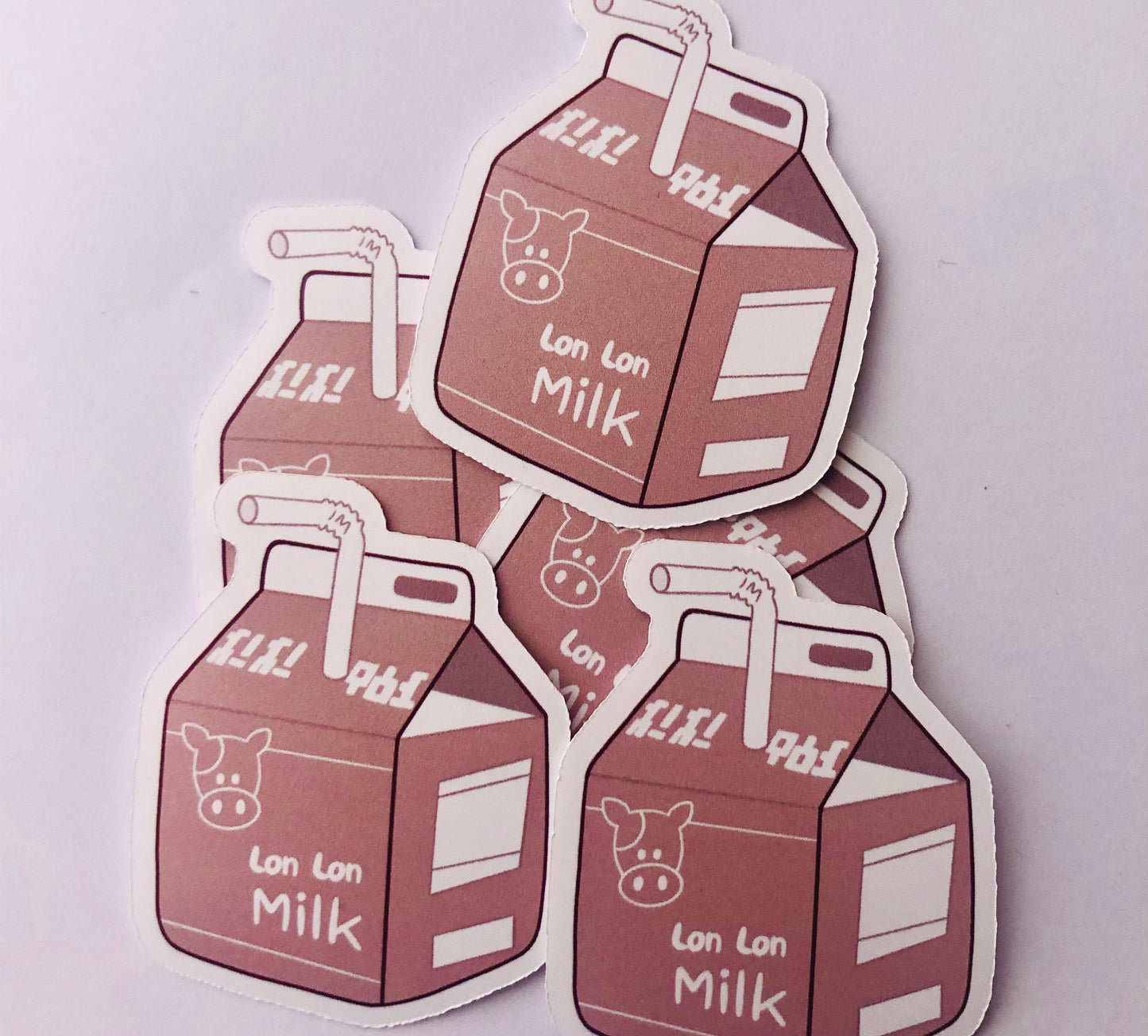 Kawaii Lon Lon Milk Carton Sticker, The Legend of Zelda