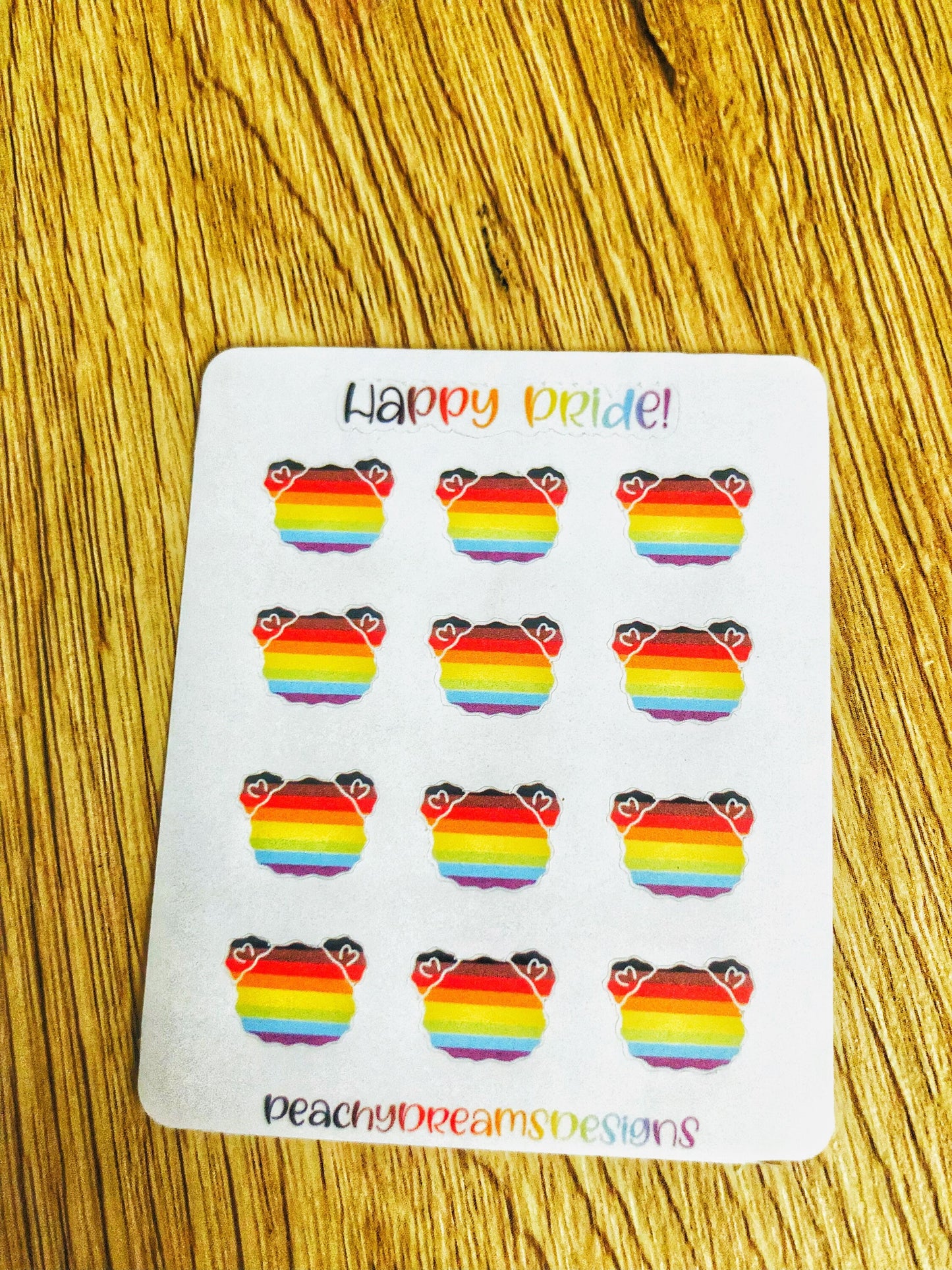 Pride Bear Sticker Sheets