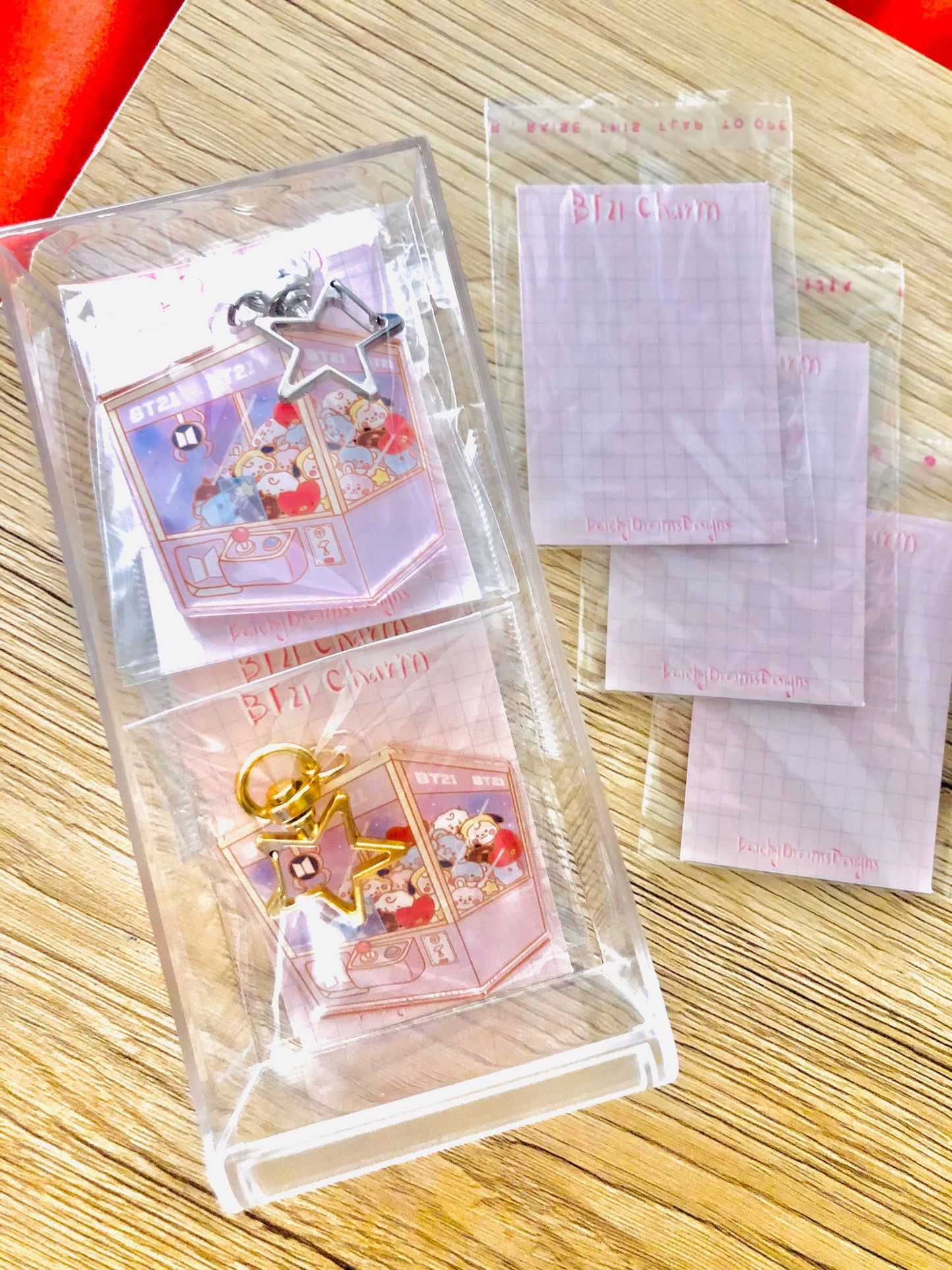 K-Pop Group Characters Claw Machine Charm, Boy Band Acrylic Charms, Kawaii Charms