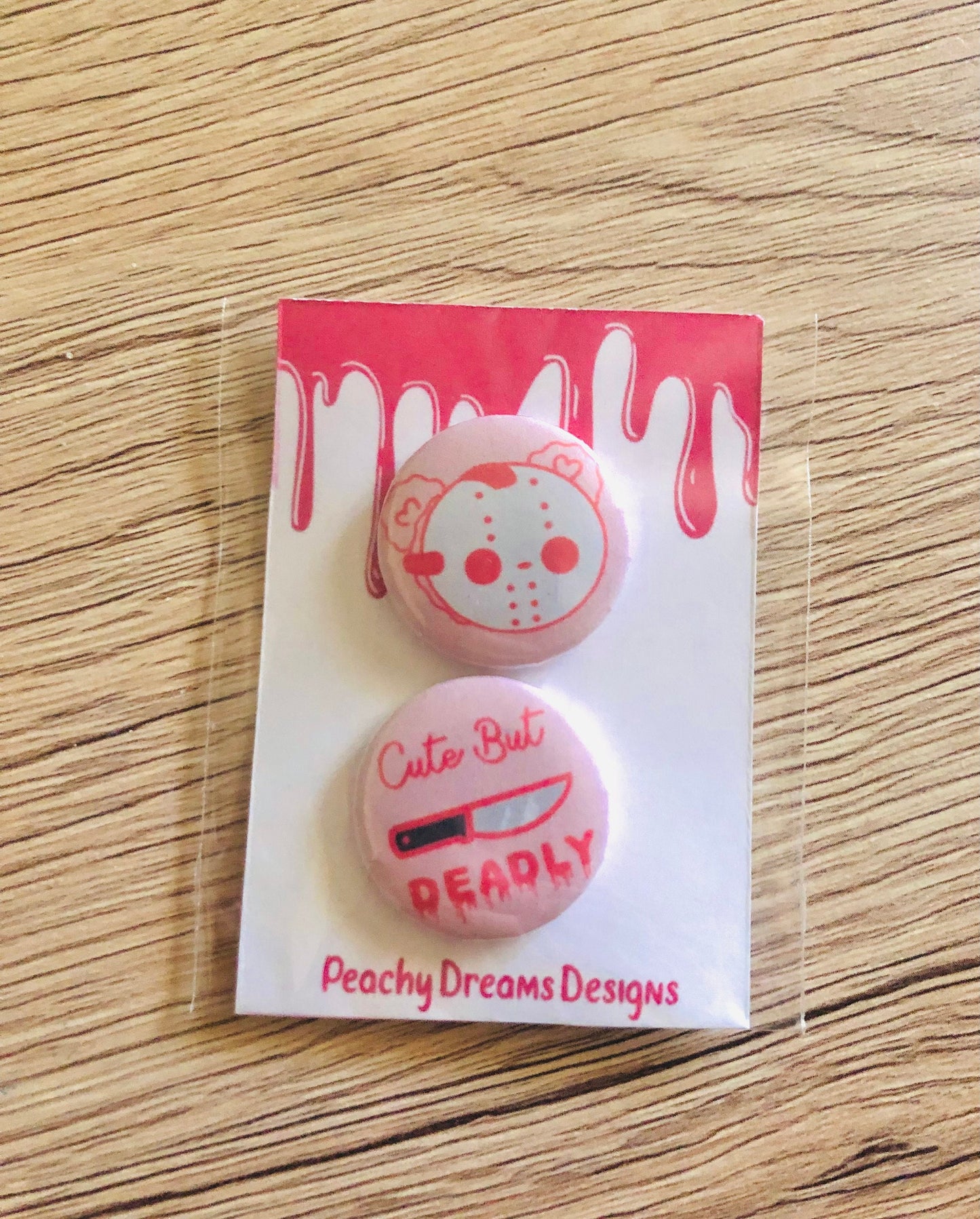 Cute But Deadly Bear Pin Set