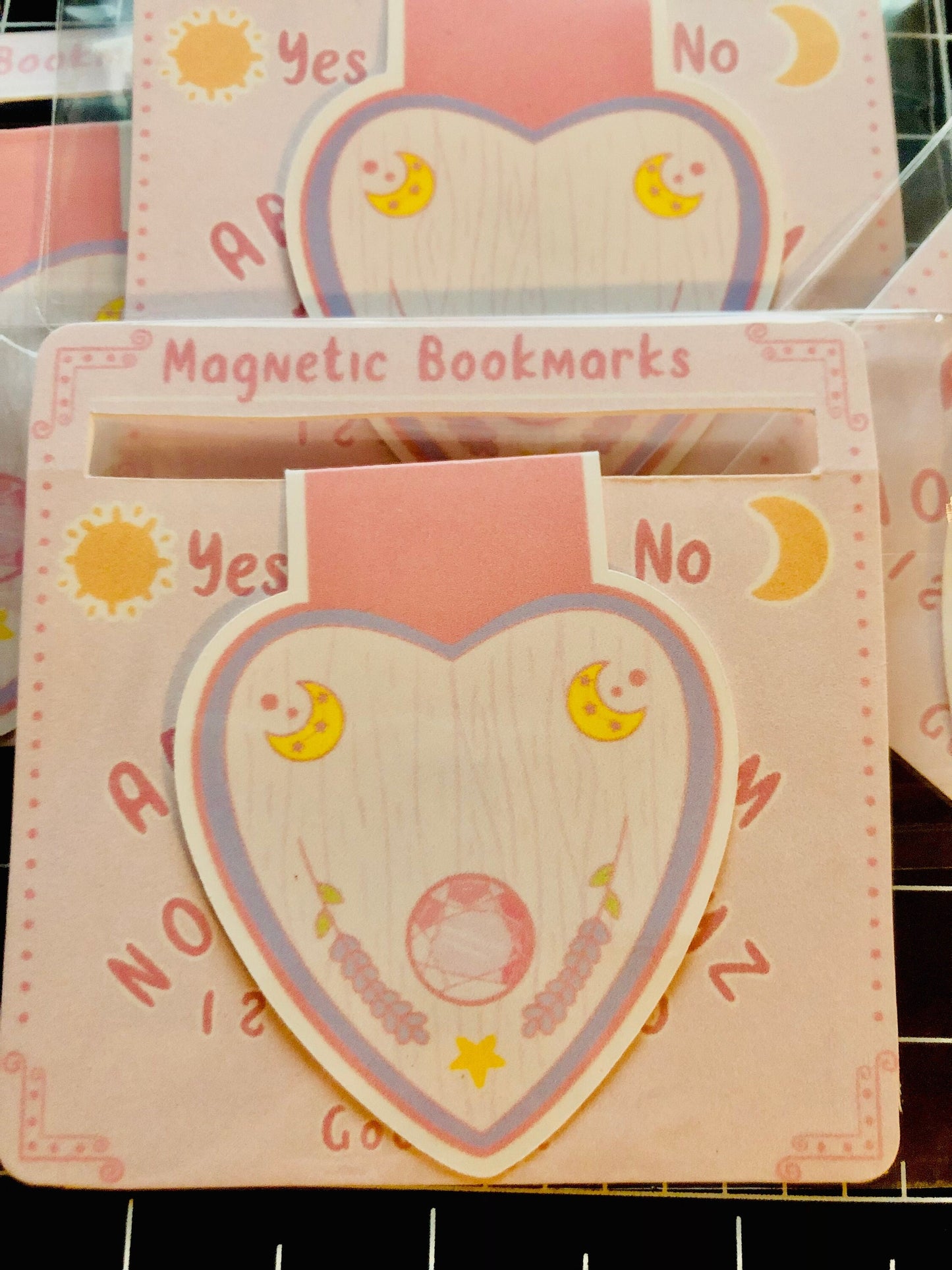 Cute Pastel Planchette Magnetic Bookmark | Book Gift | Gifts for Readers | Bookworm | Pastel Witch