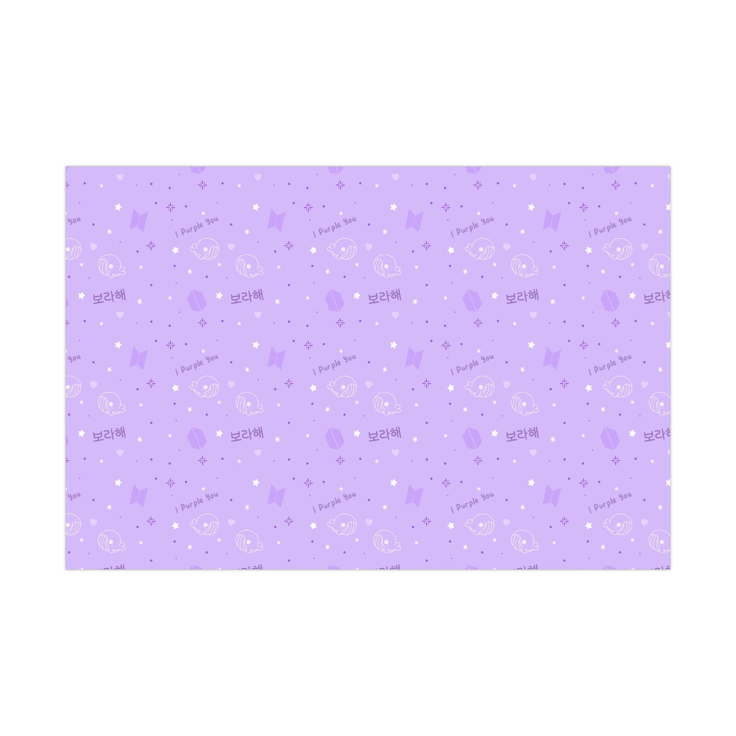 BTS Inspired I Purple You Wrapping Paper