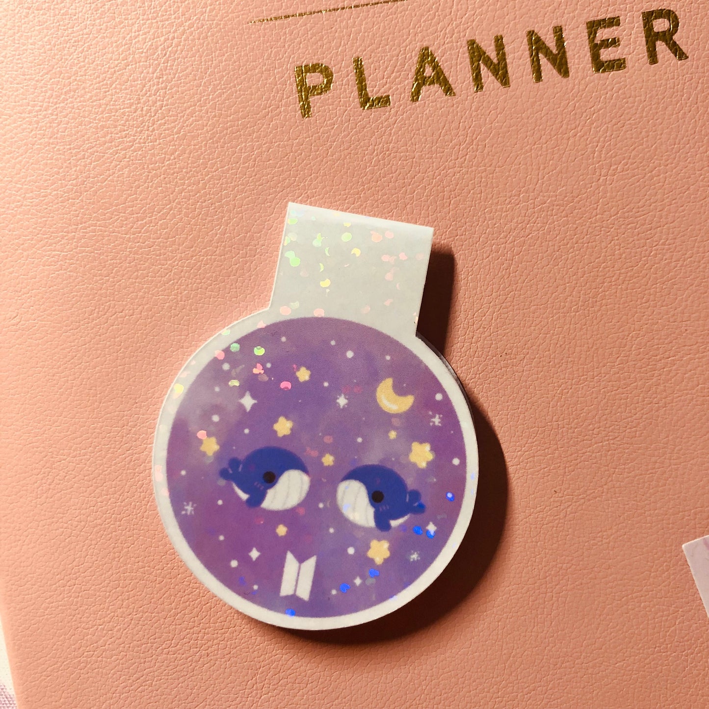 Whalien Inspired, ARMY Magnetic Bookmark, Book lover, K-pop