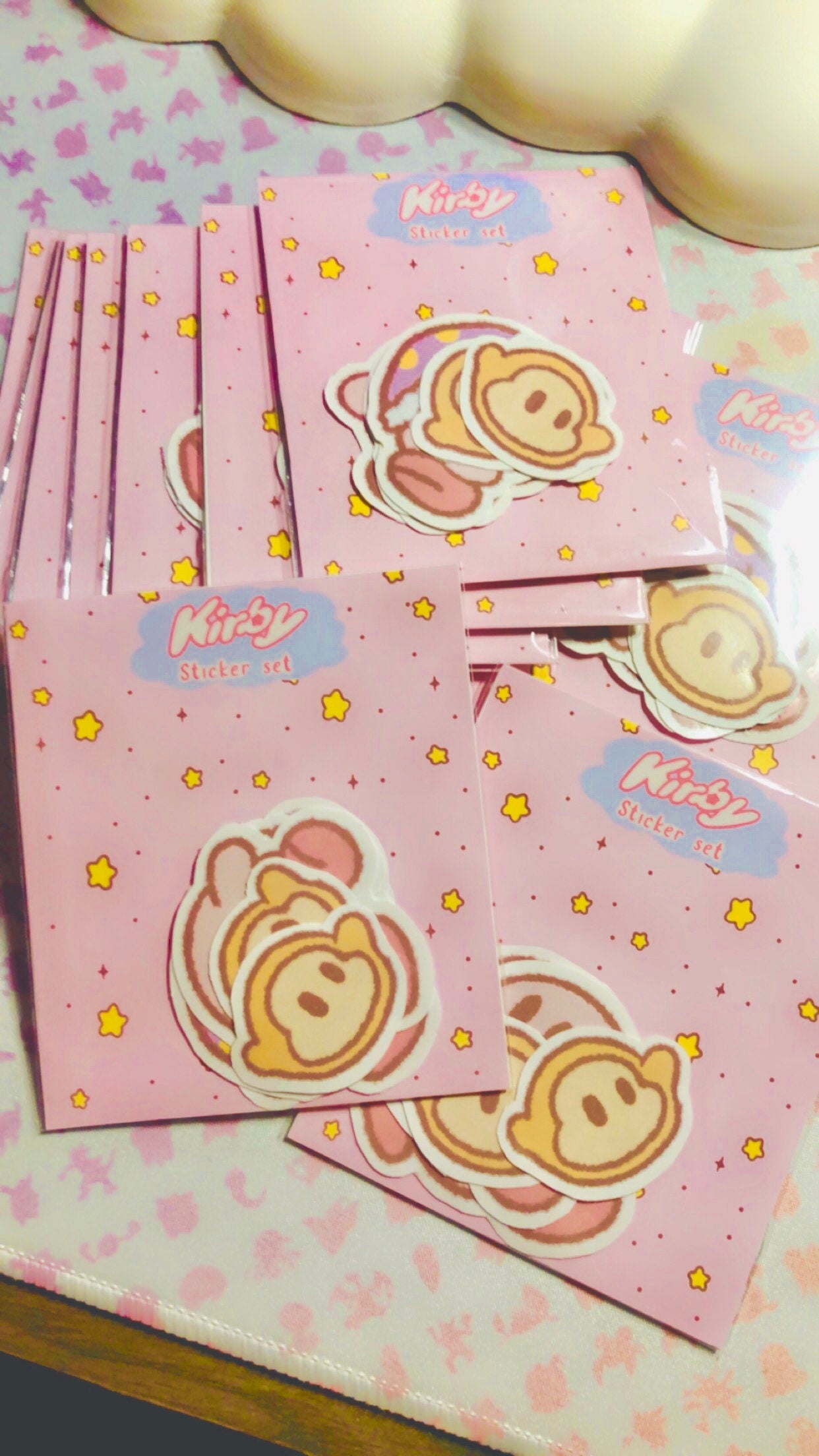 Cute Kirby Sticker Set