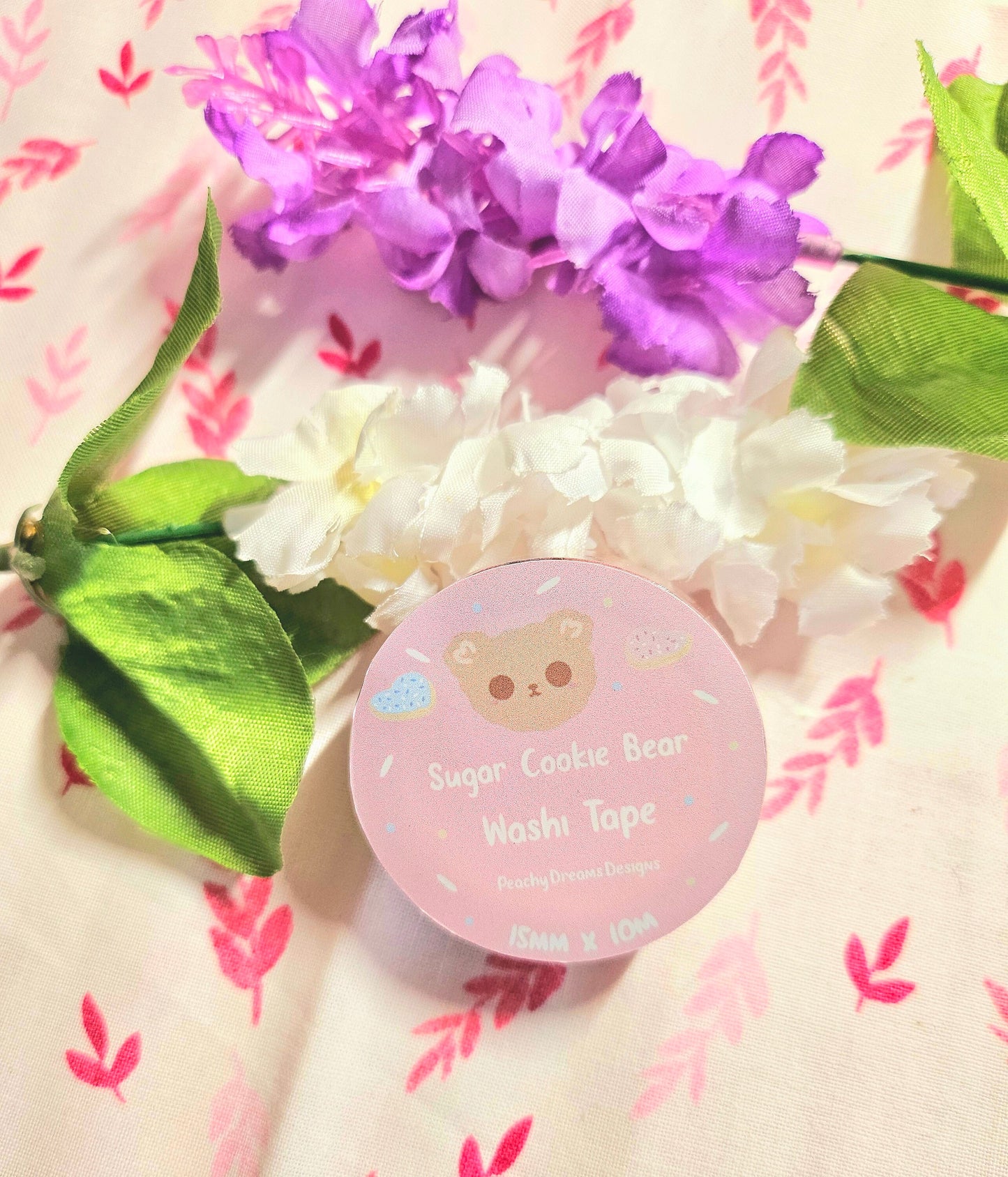 Kawaii Sugar Cookie Bear Washi Tape