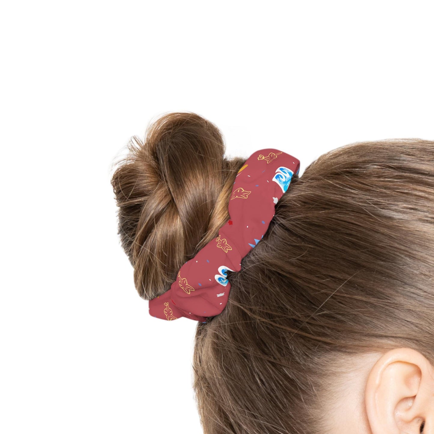 Sora Kingdom Hearts Inspired Scrunchie