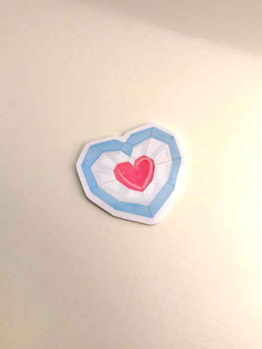 Legend of Zelda Heart Container Sticker