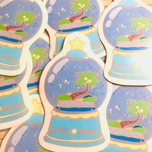 Destiny Island snow globe