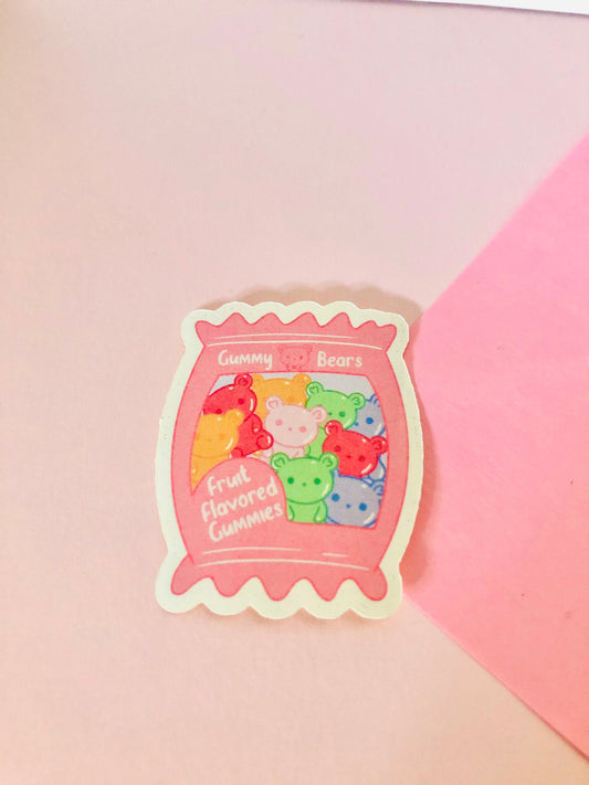 Gummy Bear Candy Sticker