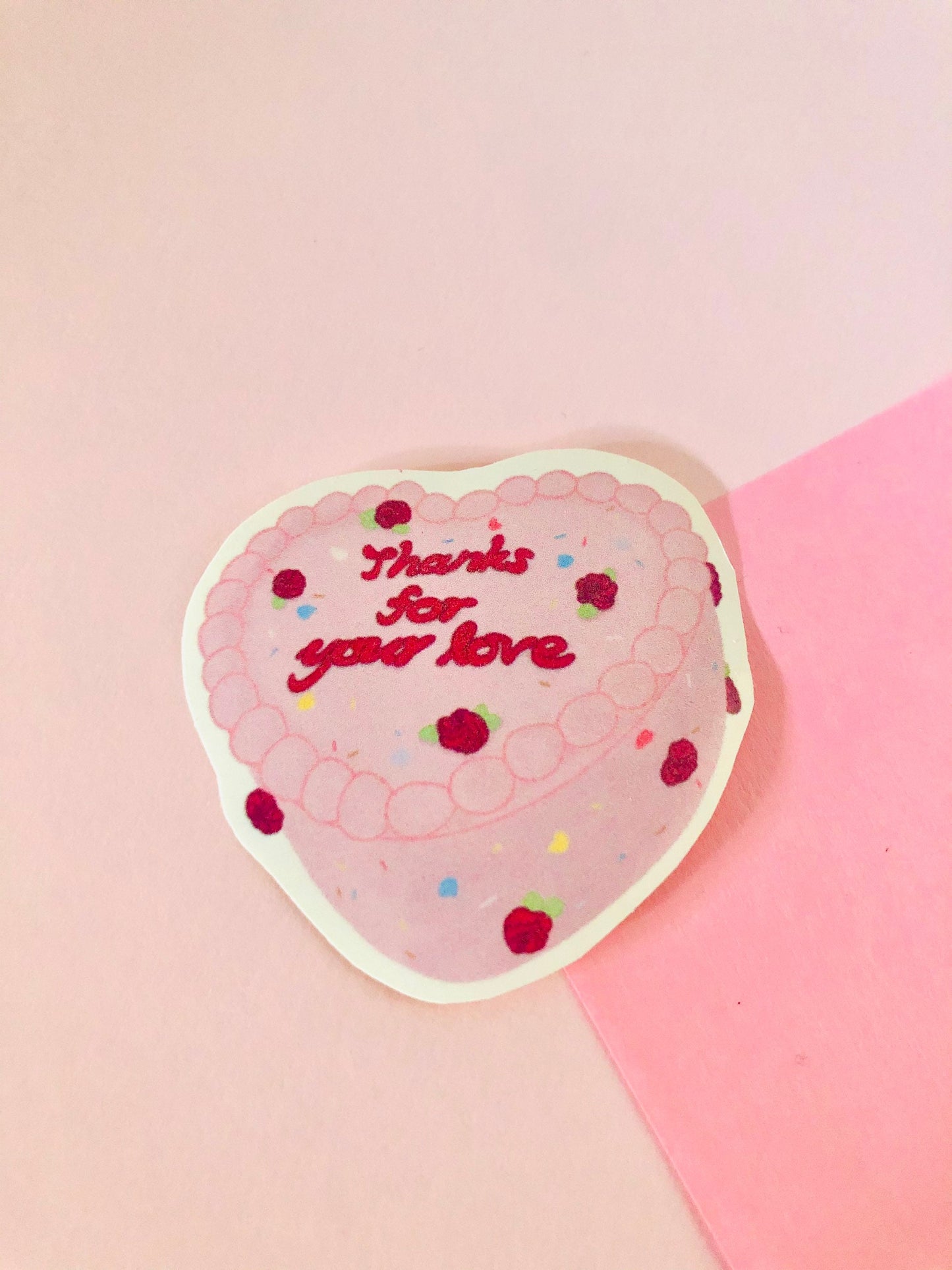 Valentine’s Day Thank for your love sticker