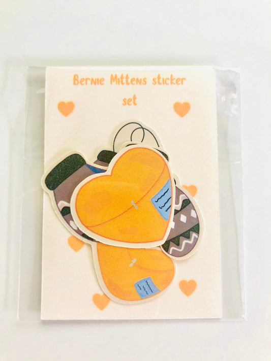 Bernie Mittens Sticker Set