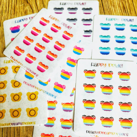 Pride Bear Sticker Sheets
