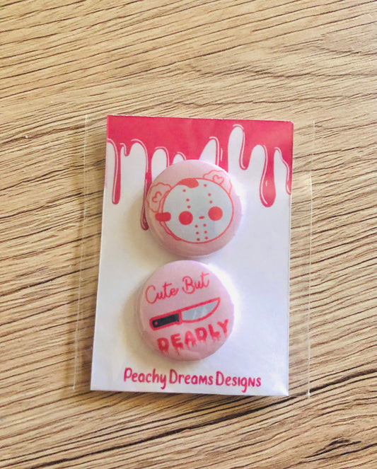Cute But Deadly Bear Pin Set