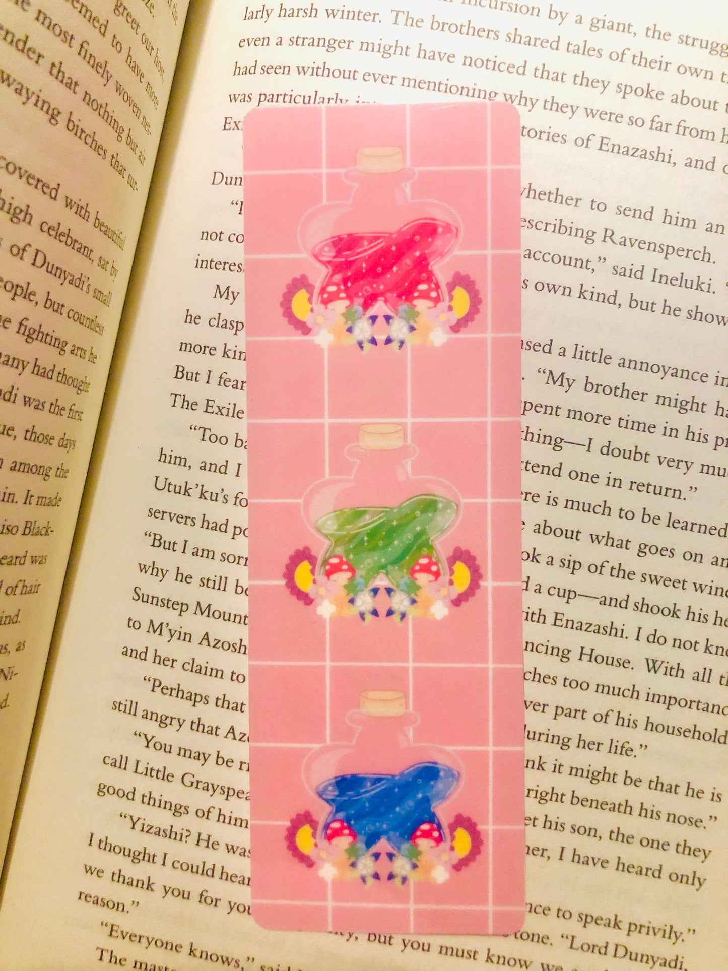 Cute Star Bottle Potions Bookmark- Laminated Bookmark- Witch Bookmark