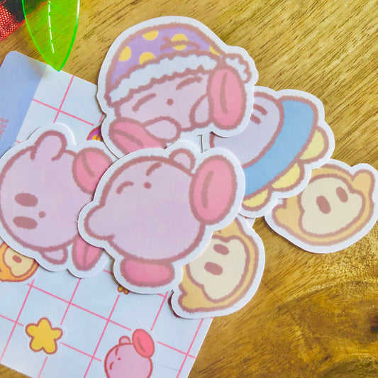Cute Kirby Sticker Set