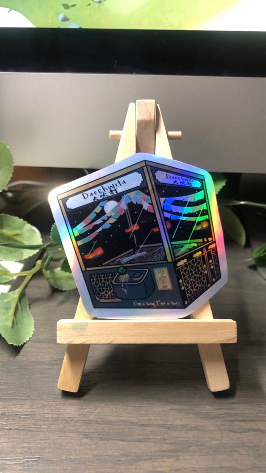 Daechwita Holographic Claw Machine Sticker