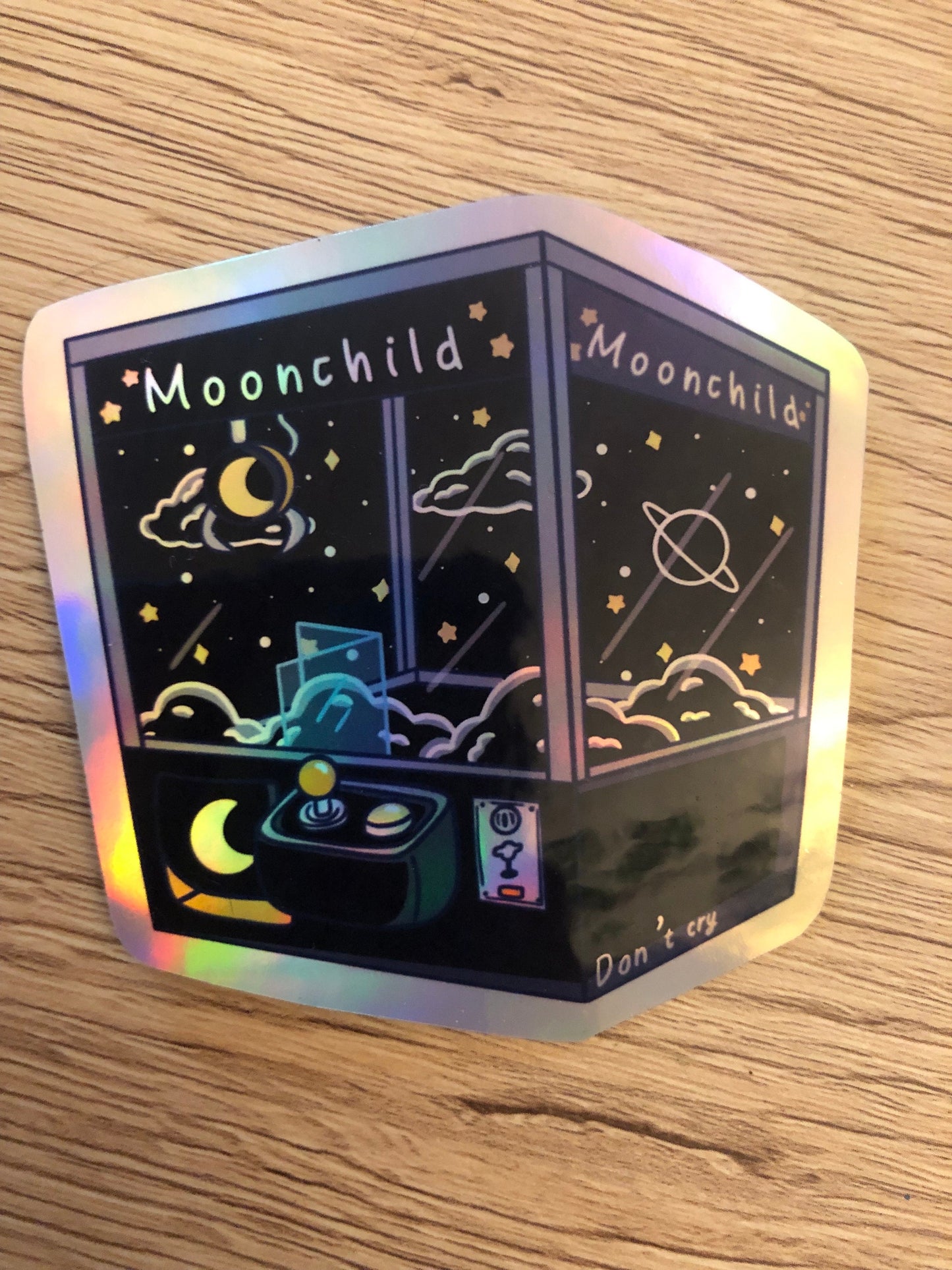 Moonchild Holographic Claw Machine Sticker