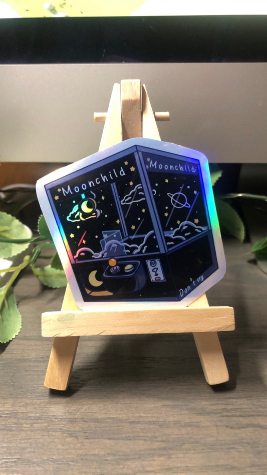 Moonchild Holographic Claw Machine Sticker