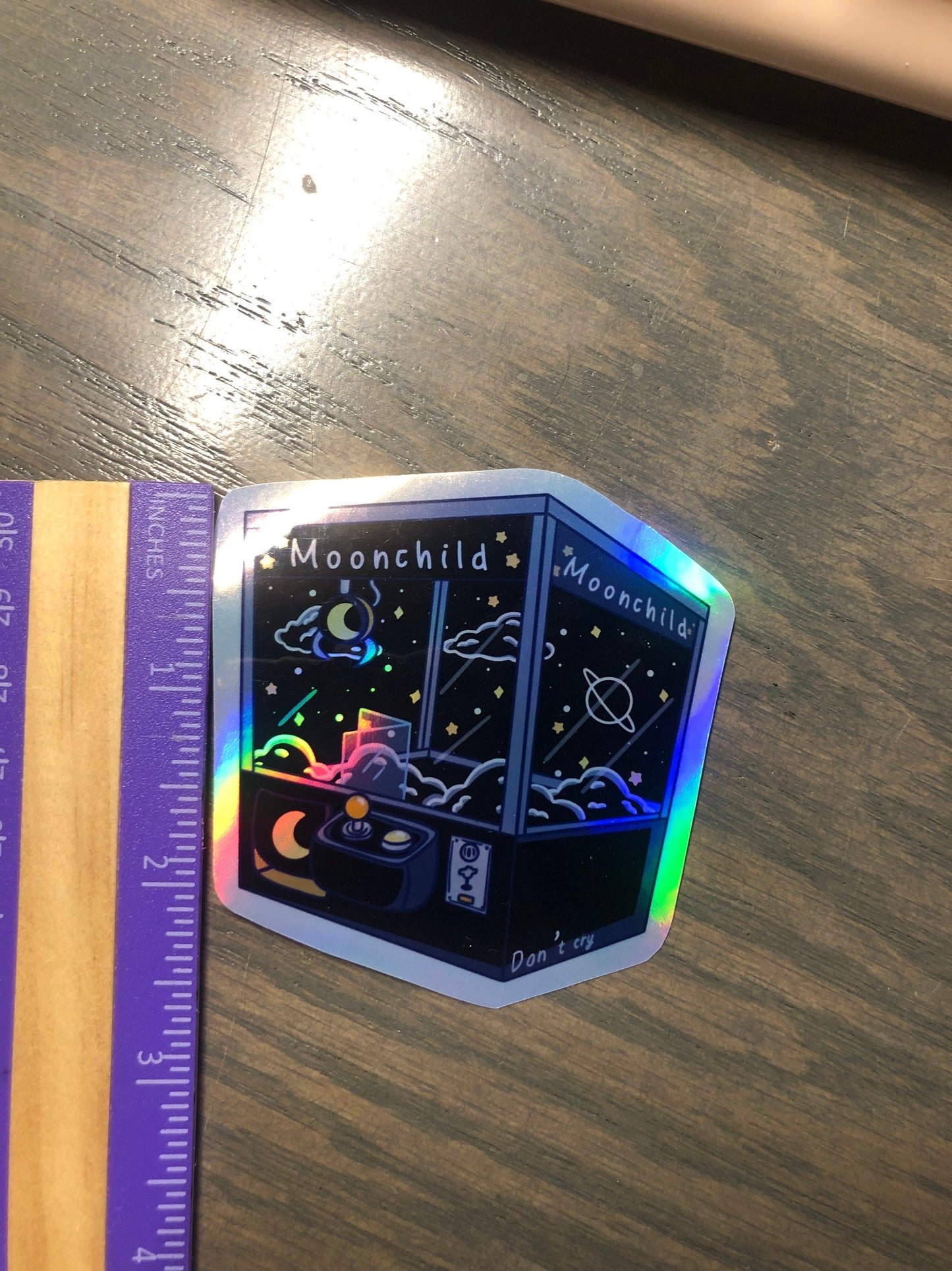 Moonchild Holographic Claw Machine Sticker