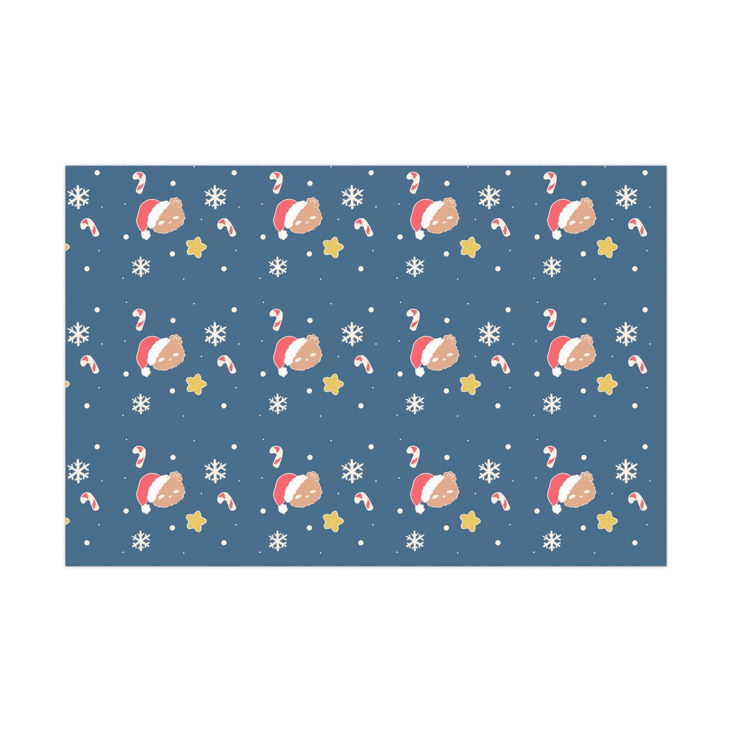 Santa Bear Christmas Wrapping Paper