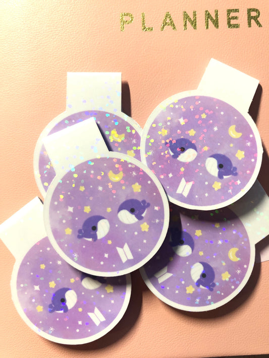 Whalien Inspired, ARMY Magnetic Bookmark, Book lover, K-pop