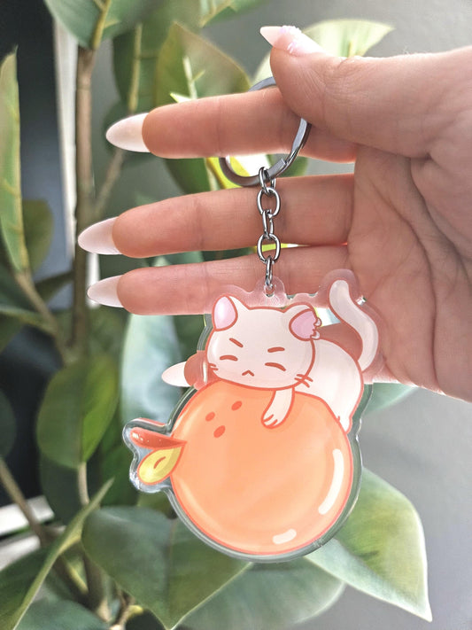 Yoongi Keychain, Cute Young Cat Acrylic Charm, Stylish Bag Accessory, Perfect Fan Gift